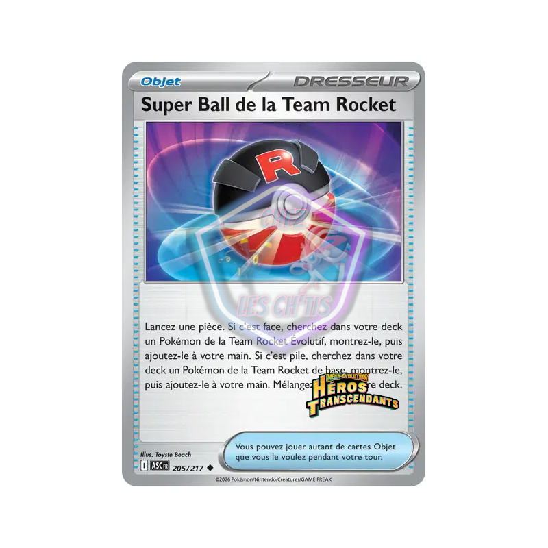 Super Ball de la Team Rocket 205/217
