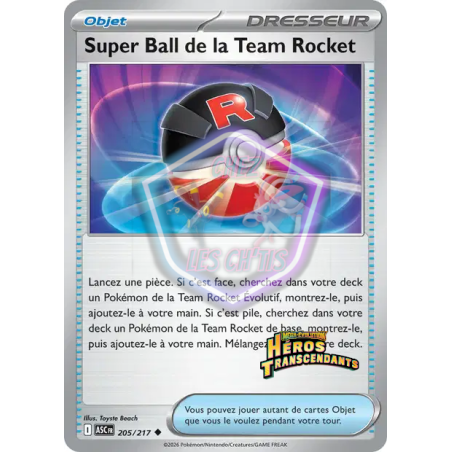 Super Ball de la Team Rocket 205/217