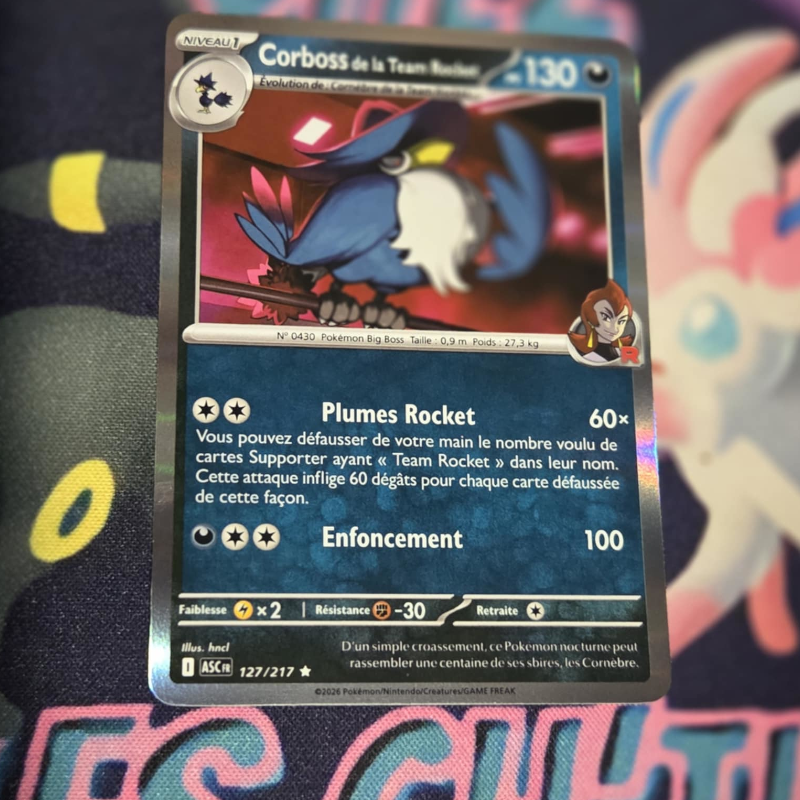 Corboss de la Team Rocket 127/217