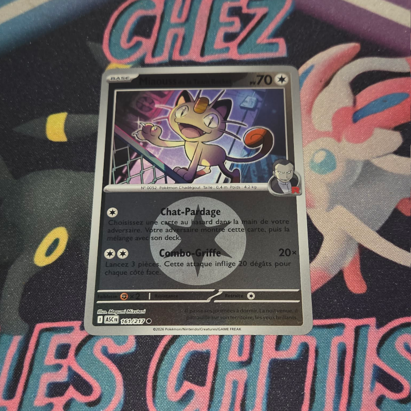 Miaouss de la Team Rocket 161/217