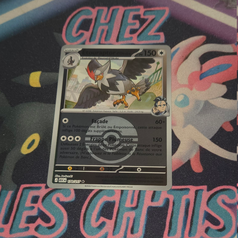 Étouraptor d'Okuba pokeball 170/217