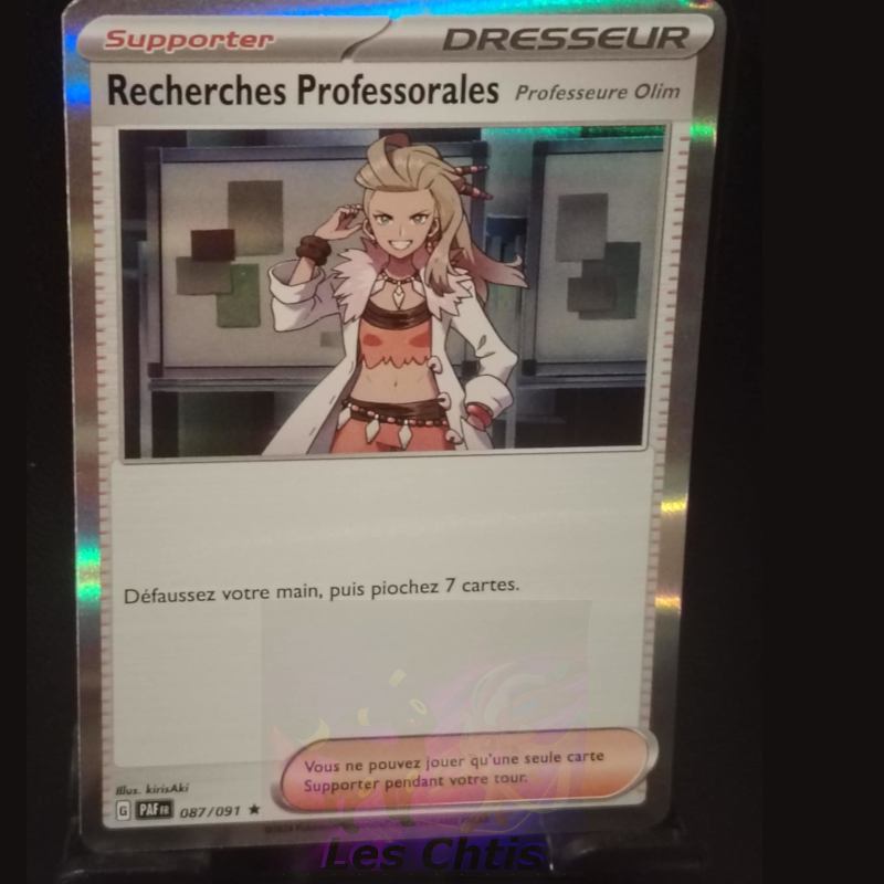 Recherches Professorales Professeur Olim 87/91