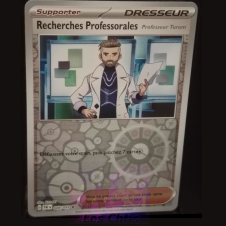 Recherches Professorales Professeur Turum 88/91