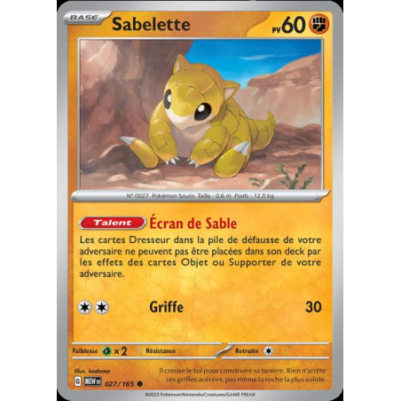 Sabelette 27/165