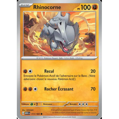 Rhinocorne 111/165