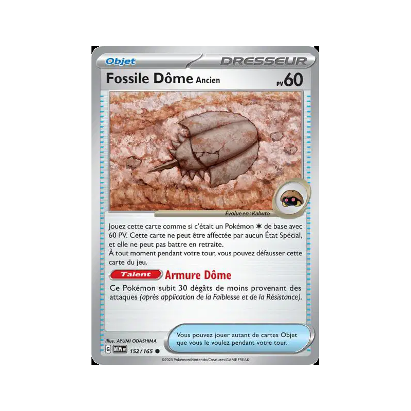 Fossile Dôme Ancien 152/165