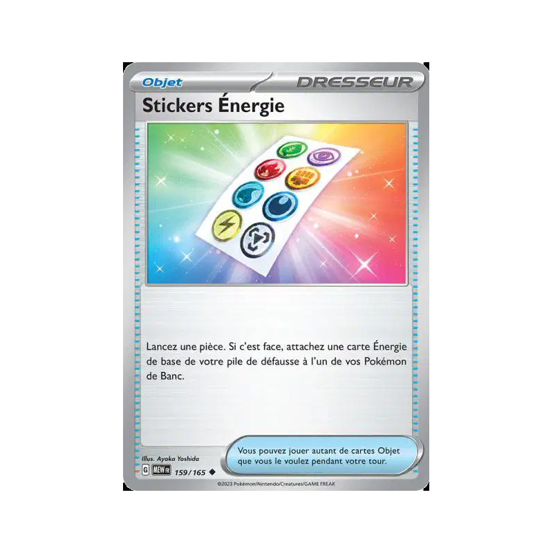Stickers Énergie 159/165