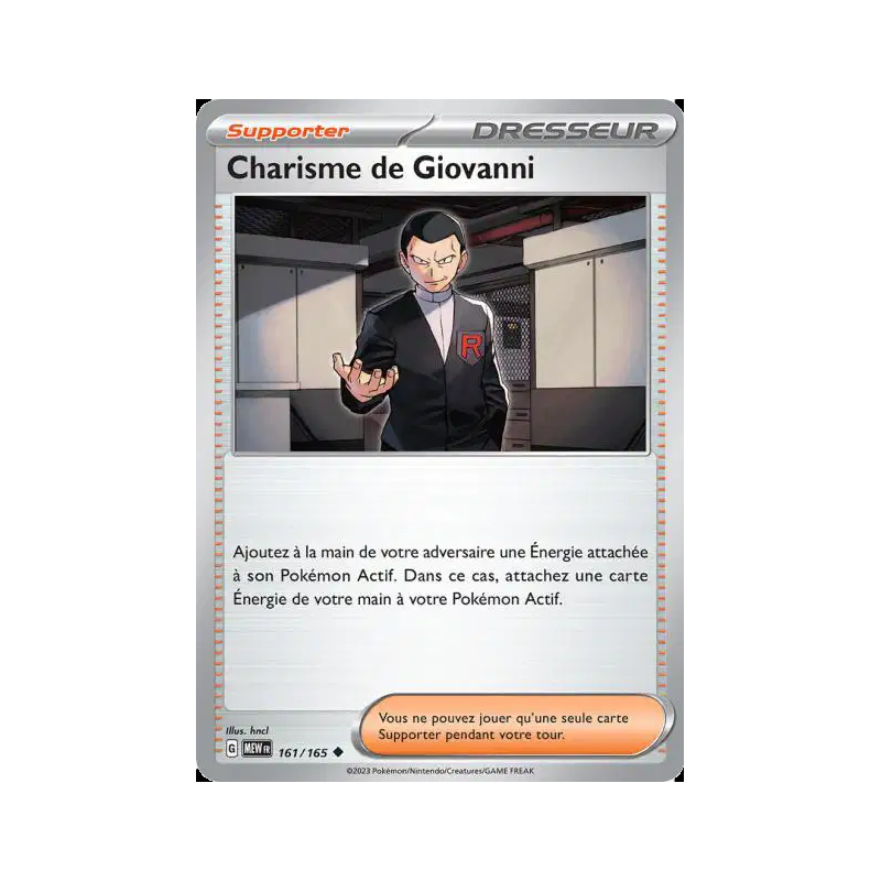 Charisme de Giovanni 161/165
