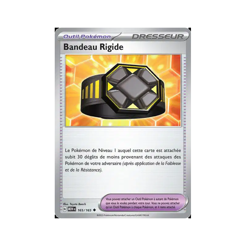 Bandeau Rigide 165/165